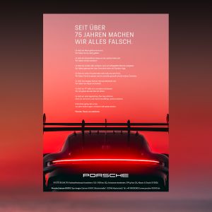 Haltungsanzeige 75 Jahre 911 GT3 RS